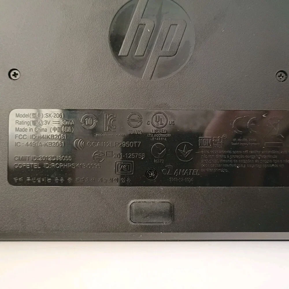 HP SK-2061 Wireless Keyboard without dongle